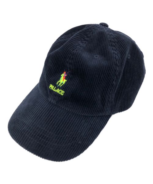 PALACE（パレス）PALACE (パレス) POLO RALPH LAUREN (ポロ・ラルフローレン) コーデュロイキャップ ネイビー サイズ:FREEの古着・服飾アイテム