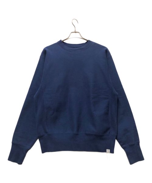 BEDWIN &THE HEARTBREAKERS（ベドウィンアンドザ ハートブレイカーズ）BEDWIN &THE HEARTBREAKERS (ベドウィンアンドザ ハートブレイカーズ) HEAVY COTTON C-NECK SWEAT ブルー サイズ:2の古着・服飾アイテム