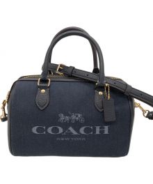 COACH（コーチ）の古着「2WAYバッグ」｜ネイビー