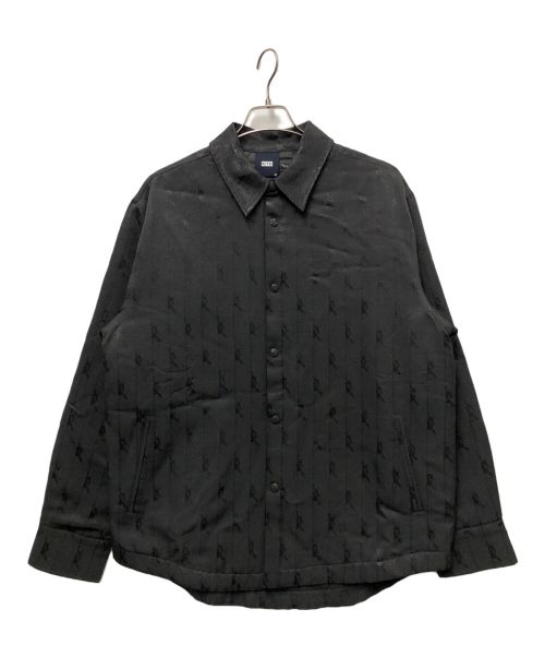 KITH（キス）KITH (キス) Jacquard Faille Sutton Quilted Shirt Jacket グレー サイズ:M 未使用品の古着・服飾アイテム