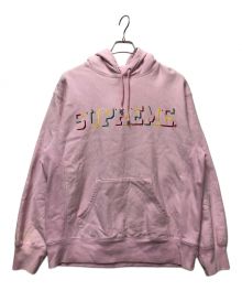 SUPREME（シュプリーム）の古着「ドロップシャドウフーデッドスウェット」｜ピンク