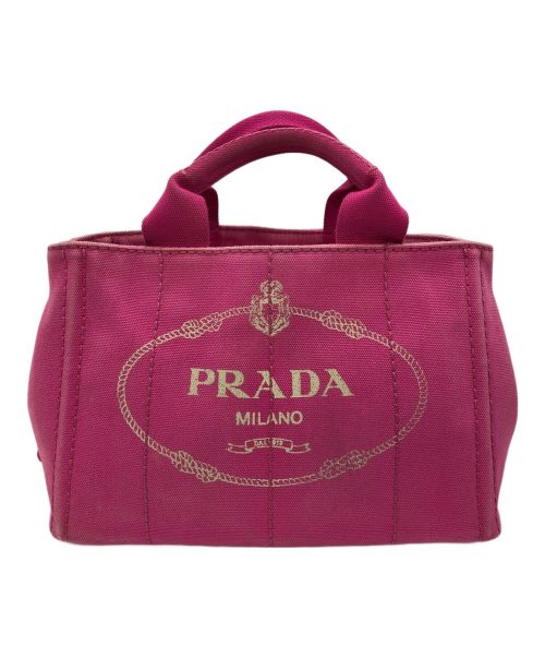 PRADA（プラダ）PRADA (プラダ) ミニトートバッグ ショッキングピンクの古着・服飾アイテム