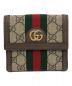 GUCCI（グッチ）の古着「GG フレンチフラップウォレット」｜ブラウン