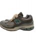 NEW BALANCE (ニューバランス) ATMOS (アトモス) スニーカー ベージュ×グリーン サイズ:26：15000円