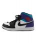 NIKE (ナイキ) Air Jordan 1 Mid ブラック×パープル サイズ:27.5 未使用品：13000円