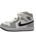 NIKE (ナイキ) WMNS AIR JORDAN 1 MID グレー サイズ:24：15000円