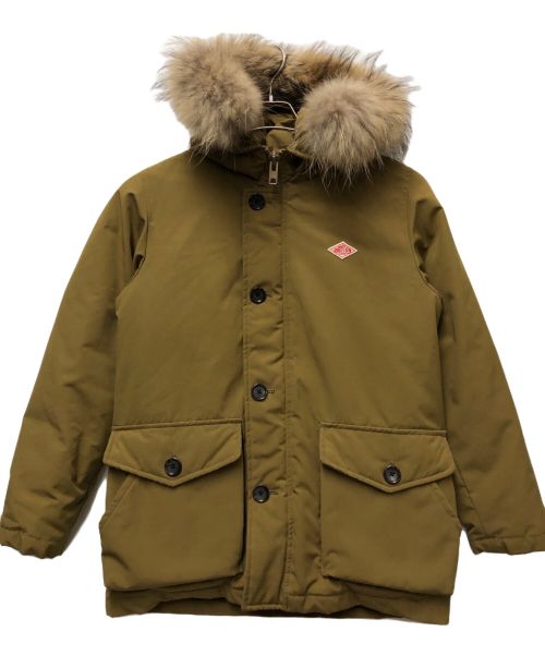 DANTON（ダントン）DANTON (ダントン) ファー付ダウンジャケット カーキ サイズ:UK36の古着・服飾アイテム