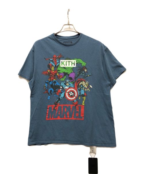 KITH（キス）KITH (キス) MARVEL (マーベル) Vintage 2023カットソー ブルー サイズ:L 未使用品の古着・服飾アイテム