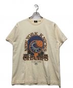 KITHキス）の古着「New York Knicks Champions Vintage Tee」｜ベージュ