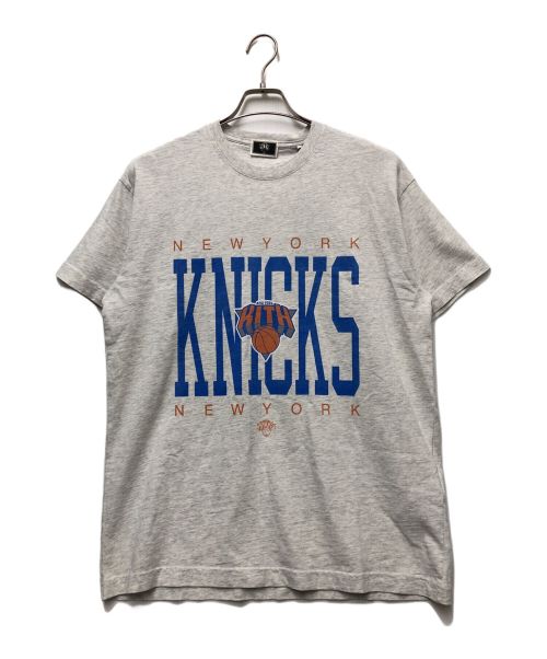 KITH（キス）KITH (キス) NEW YORK KNICS HOME COURT VINTAGE TEE グレー サイズ:Sの古着・服飾アイテム