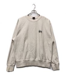 stussy（ステューシー）の古着「バッグロゴクルーネックスウェット」｜アイボリー