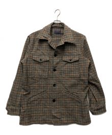 PENDLETON（ペンドルトン）の古着「70'sウールジャケット」｜グレー×ブラウン