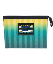 LOUIS VUITTON（ルイ ヴィトン）の古着「クラッチバッグ」｜グリーン×ブラック