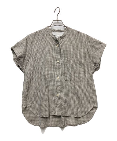 MHL（エムエイチエル）MHL (エムエイチエル) NATURAL WASHED COTTON LINEN グレー サイズ:1の古着・服飾アイテム