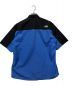 THE NORTH FACE (ザ ノース フェイス) S/S Nuptse Shirt ブルー×ブラック サイズ:S 未使用品：8000円