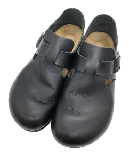 BIRKENSTOCK（ビルケンシュトック）BIRKENSTOCK (ビルケンシュトック) LONDON レザーサンダル ブラック サイズ:25の古着・服飾アイテム