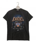 KITHキス）の古着「KNICKS MSG VINTAGE TEE」｜ブラック