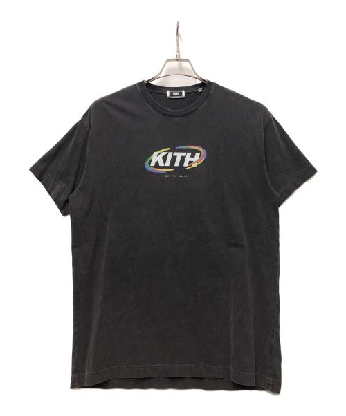 KITH（キス）KITH (キス) SPIRAL VINTAGE TEE ブラック サイズ:Sの古着・服飾アイテム