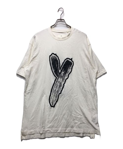 Y-3（ワイスリー）Y-3 (ワイスリー) ロゴ グラフィック Tシャツ ホワイト サイズ:Mの古着・服飾アイテム