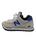 NEW BALANCE (ニューバランス) スニーカー アイボリー×ブルー サイズ:26：10000円