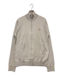 FRED PERRY（フレッドペリー）の古着「ジップスルーカーディガン」｜ベージュ