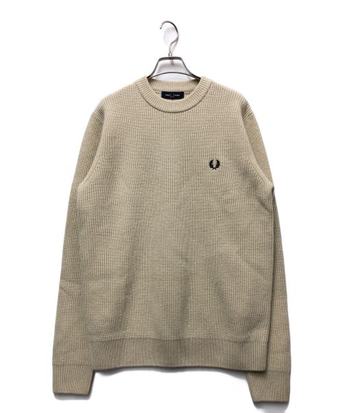 FRED PERRY（フレッドペリー）FRED PERRY (フレッドペリー) セーター ベージュ サイズ:M 未使用品の古着・服飾アイテム