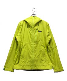 Patagonia（パタゴニア）の古着「グラナイト・クレスト・レイン・ジャケット」｜黄緑