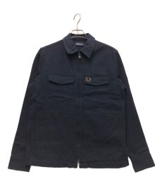 FRED PERRY（フレッドペリー）の古着「Heavy Twill Overshirt」｜ネイビー