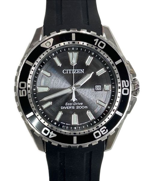 CITIZEN（シチズン）CITIZEN (シチズン) ダイバーズウォッチ ブラックの古着・服飾アイテム