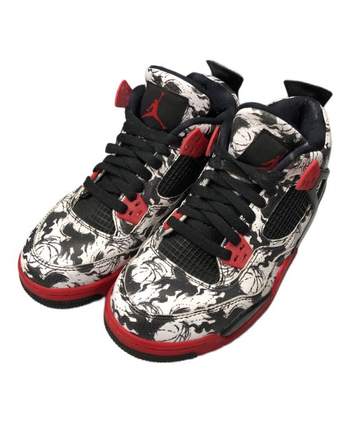 NIKE（ナイキ）NIKE (ナイキ) AIR JORDAN4 ブラック×ホワイト×レッド サイズ:23.5cmの古着・服飾アイテム