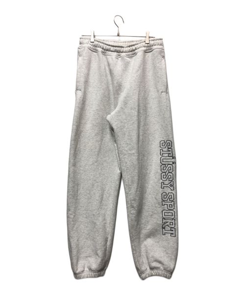 stussy（ステューシー）stussy (ステューシー) Sweat Pant ライトグレー サイズ:Mの古着・服飾アイテム