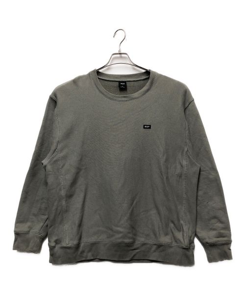 HUF（ハフ）HUF (ハフ) CLASSIC FLEECE CREW グレー サイズ:XLの古着・服飾アイテム