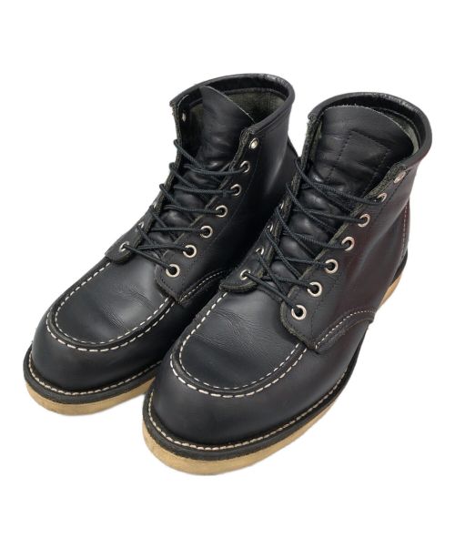 RED WING（レッドウィング）RED WING (レッドウィング) 6inch CLASSIC MOC ブラック サイズ:25.5cmの古着・服飾アイテム