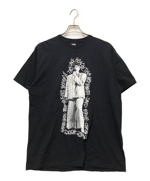 stussy（ステューシー）stussy (ステューシー) TALKING HEADS (トーキングヘッズ) STOP MAKING SENSE TEE ブラック サイズ:Lの古着・服飾アイテム