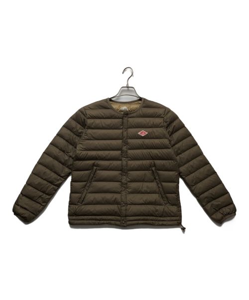 DANTON（ダントン）DANTON (ダントン) Crew Neck Inner Down Jacket ベージュ サイズ:SIZE 36の古着・服飾アイテム