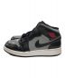 NIKE (ナイキ) AIR JORDAN 1 MID GS ブラック×グレー サイズ:23.5cm：7000円