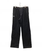 stussyステューシー）の古着「NYLON FOLSOM BEACH PANT」｜ブラック