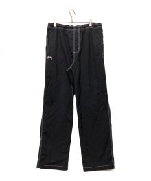 stussy（ステューシー）の古着「NYLON FOLSOM BEACH PANT」｜ブラック