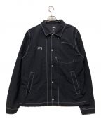 stussyステューシー）の古着「Nylon Folsom JKT」｜ブラック