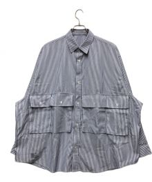 FreshService（フレッシュサービス）の古着「Dry Oxford Flap Pocket L/S Shirt」｜ブルー