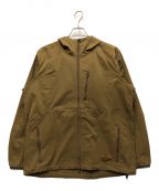 uniform experimentユニフォームエクスペリメント）の古着「MIL ZIP HOODED BLOUSON」｜ブラウン