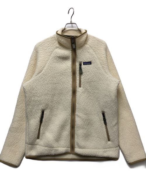 Patagonia（パタゴニア）Patagonia (パタゴニア) レトロパイルジャケット アイボリー サイズ:Lの古着・服飾アイテム