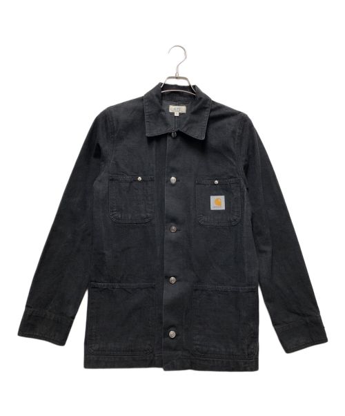 CarHartt（カーハート）CarHartt (カーハート) A.P.C. (アーペーセー) デニムカバーオール ブラック サイズ:XSの古着・服飾アイテム