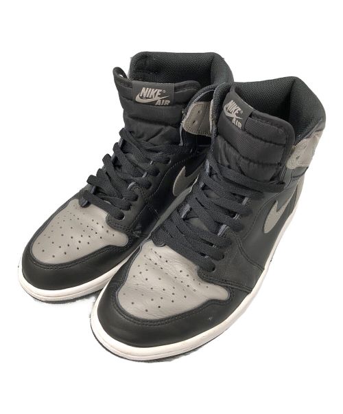 NIKE（ナイキ）NIKE (ナイキ) AIR JORDAN 1 RETRO HIGH OG グレー×ブラック サイズ:28cmの古着・服飾アイテム