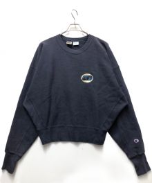 Champion REVERSE WEAVE（チャンピオン リバース ウィーブ）の古着「クルーネックスウェット」｜ネイビー