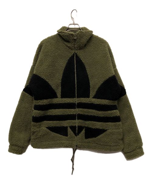 adidas（アディダス）adidas (アディダス) シェルパジャケット グリーン サイズ:Mの古着・服飾アイテム