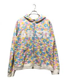 JOSEWONG（ジョセウォン）の古着「ABCD ZIP UP CANDY」｜ピンク×ブルー