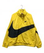 NIKEナイキ）の古着「BIG SWOOSH ANRK JACKET」｜イエロー