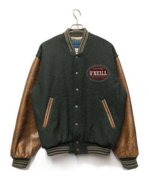 O'NEILL（オニール）O'NEILL (オニール) スタジャン グリーン×ブラウン サイズ:Lの古着・服飾アイテム