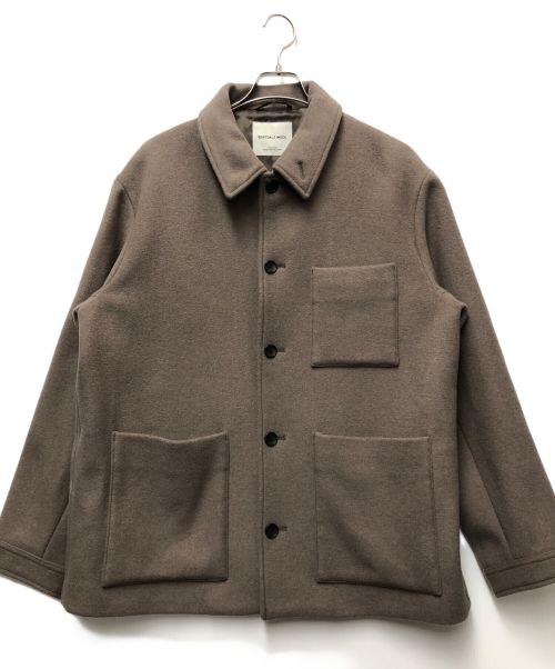 SENTDALE WOOL（セントデールウール）SENTDALE WOOL (セントデールウール) カバーオール ブラウン サイズ:Lの古着・服飾アイテム